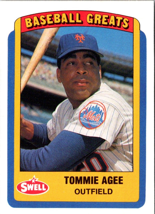 1990 Swell Baseball Greats Tommie Agee #19