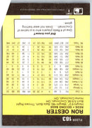 1986 Fleer Ron Oester