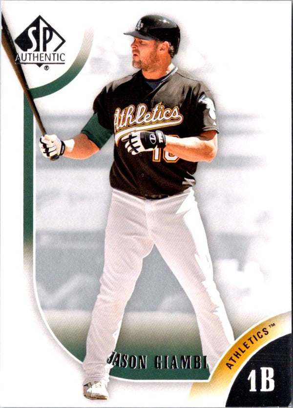 2009 SP Authentic Jason Giambi #89