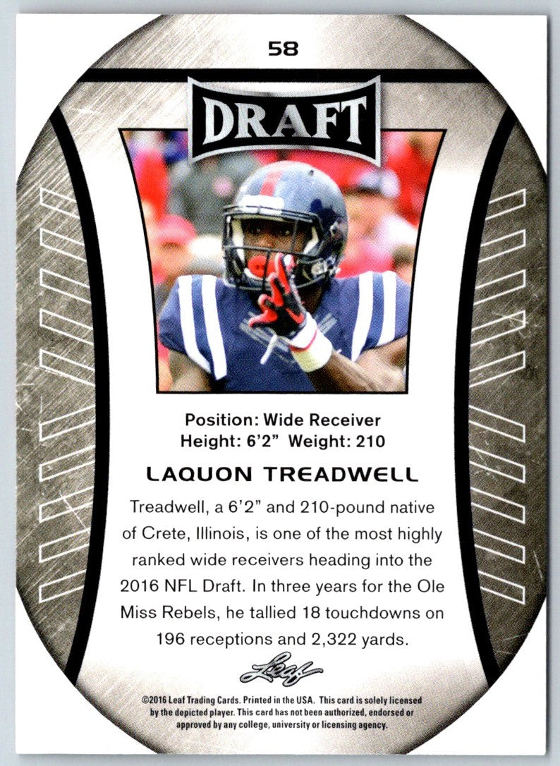 2016 Leaf Draft Laquon Treadwell