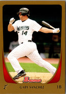2011 Bowman Gaby Sanchez