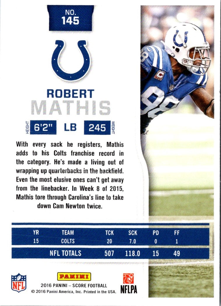 2016 Score Robert Mathis