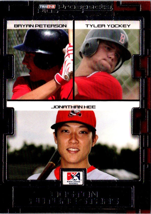 2008 TriStar Prospects Plus Bryan Peterson/Tyler Yockey/Jonathan Hee #148