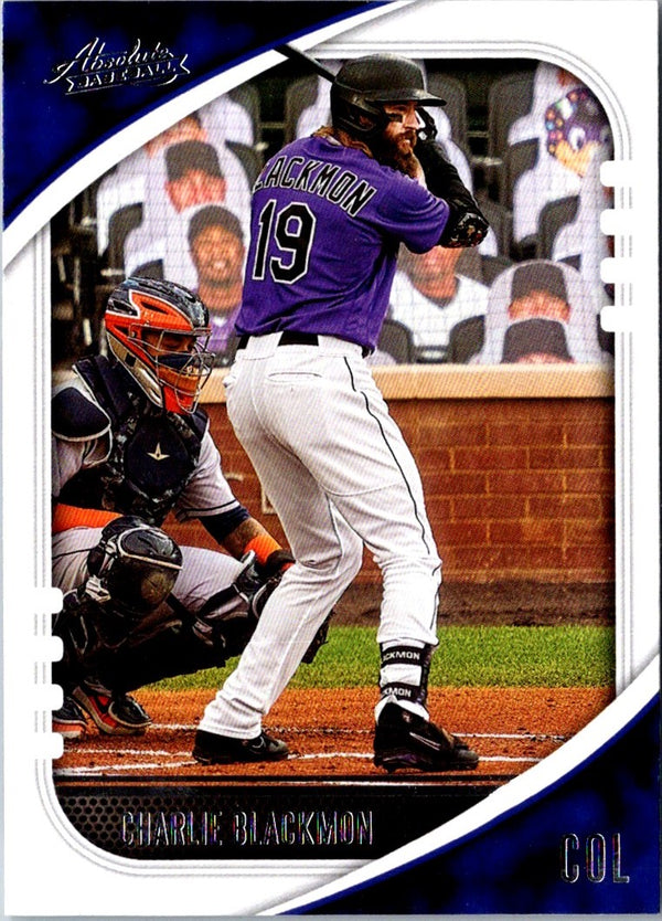 2021 Panini Absolute Charlie Blackmon #26
