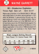 1989 T&M Senior League Wayne Garrett