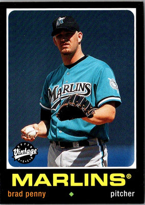 2002 Upper Deck Vintage Brad Penny #209