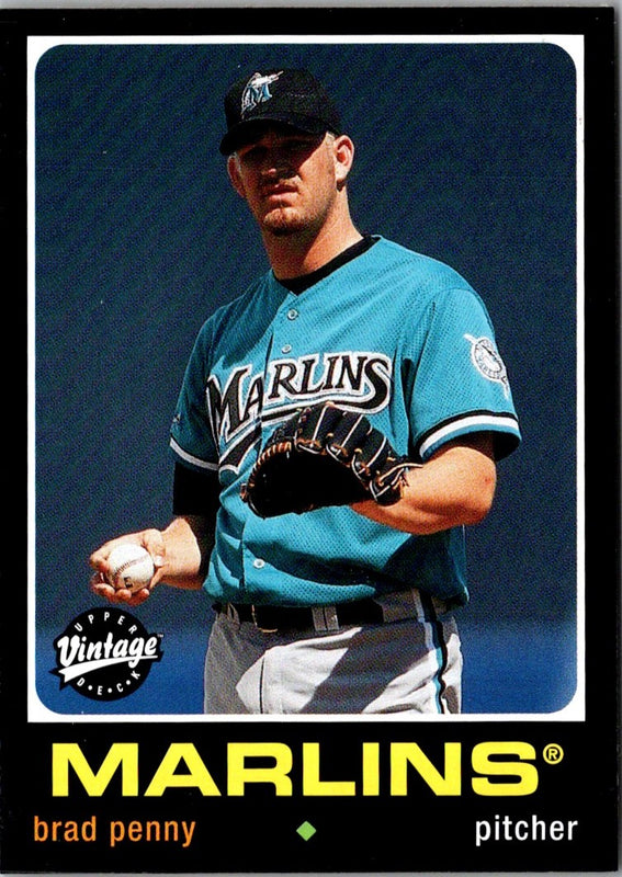 2002 Upper Deck Vintage Brad Penny #209