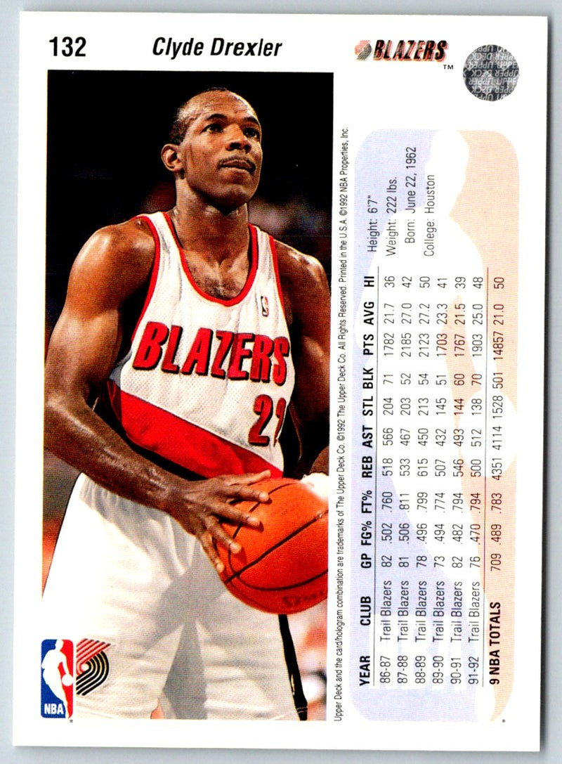 1992 Upper Deck Clyde Drexler