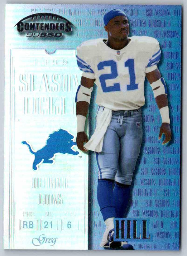 1999 Contenders Greg Hill #26