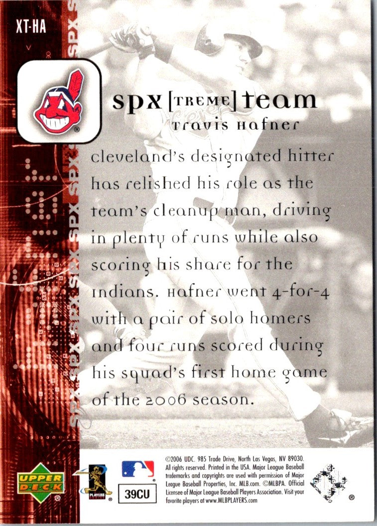 2006 SPx SPxtreme Team Travis Hafner