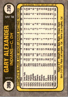 1981 Fleer Gary Alexander #398