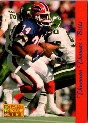 1993 Pro Line Live Thurman Thomas #20