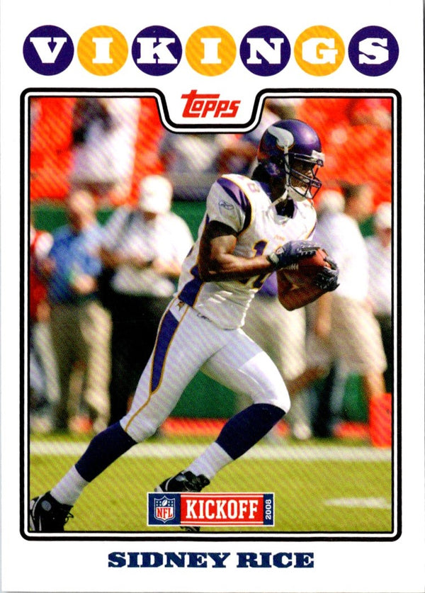 2008 Topps Kickoff Sidney Rice #48