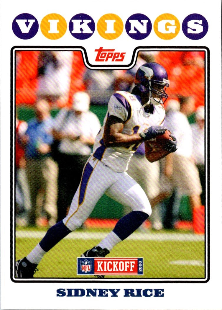 2008 Topps Kickoff Sidney Rice