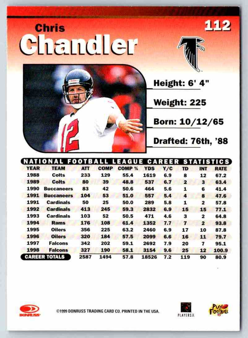 1999 Donruss Elite Chris Chandler