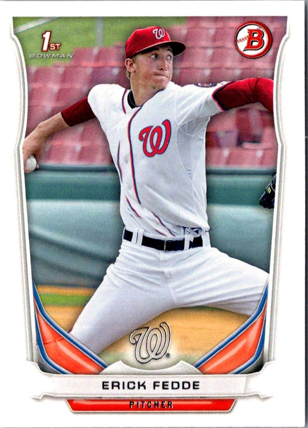 2014 Bowman Draft Picks & Prospects Erick Fedde #DP14