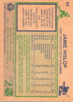 1983 O-Pee-Chee Jamie Hislop #83