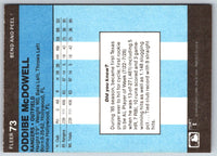 1986 Fleer Star Stickers Oddibe McDowell #73