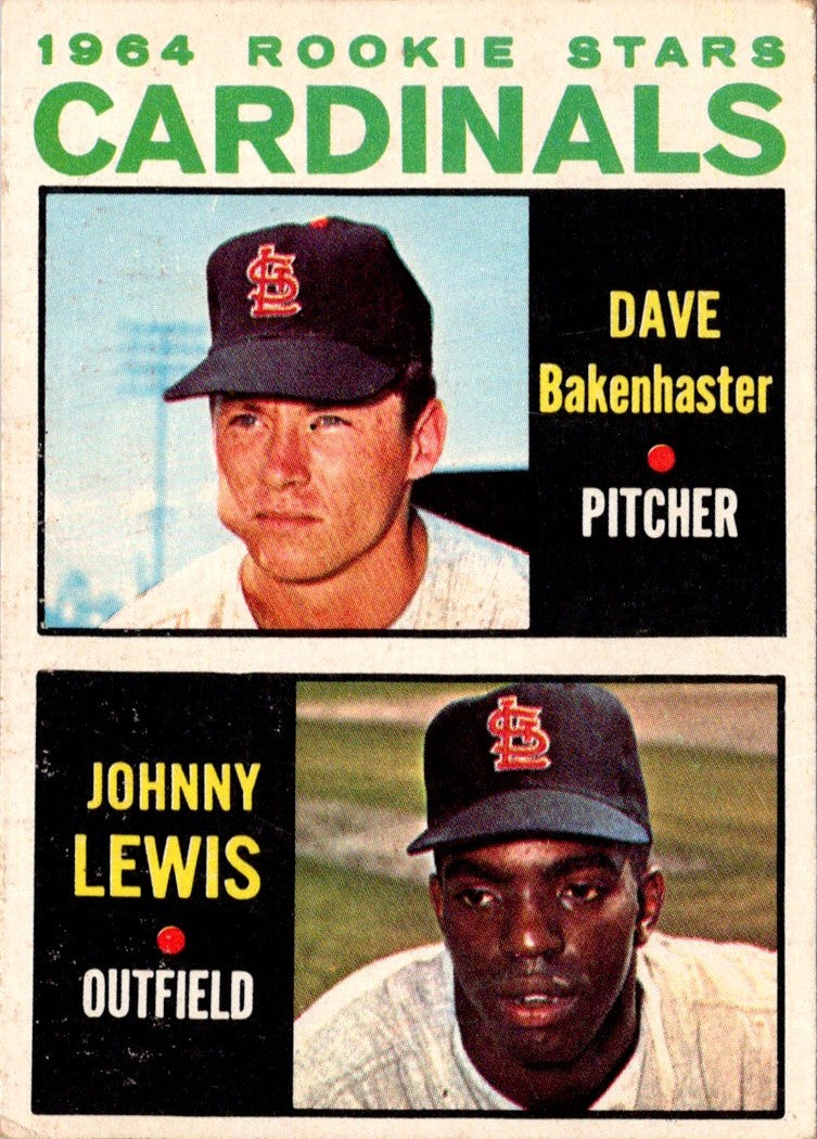 2013 Topps Cardinals 1964 Rookie Stars - Bakenhaster/ Lewis