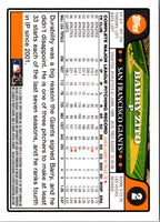 2008 Topps San Francisco Giants Emerald Nuts Barry Zito #SFG28