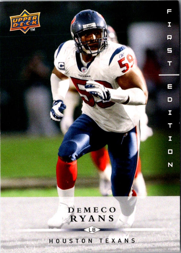2008 Upper Deck First Edition DeMeco Ryans #59