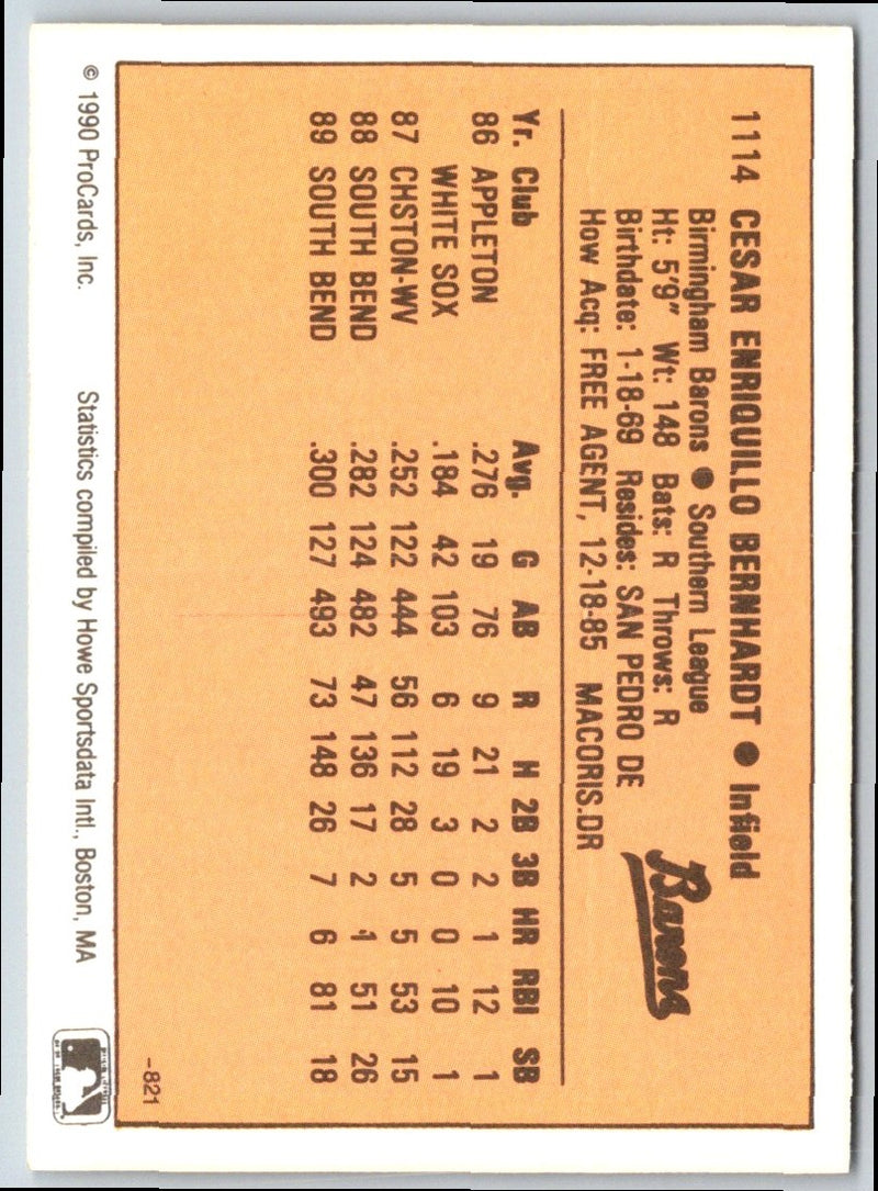 1990 CMC Cesar Bernhardt