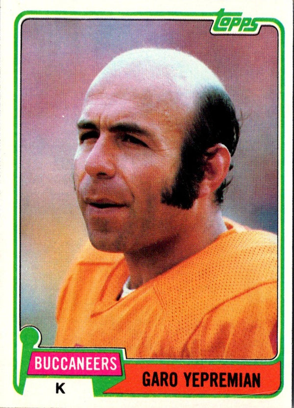 1981 Topps Garo Yepremian #373