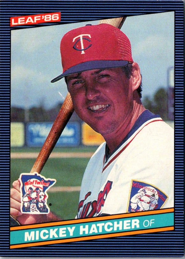 1986 Leaf Mickey Hatcher #143
