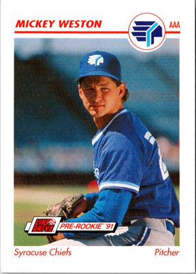 1991 Line Drive AAA Mickey Weston #521