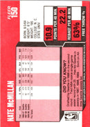 1989 Fleer Nate McMillan