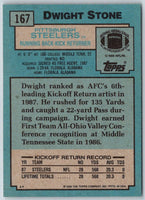 1988 Topps Dwight Stone #167 Rookie