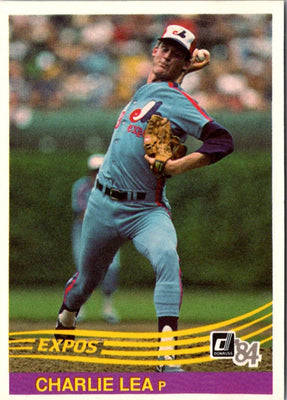 1984 Donruss Charlie Lea #376