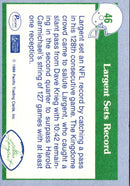 1989 Pacific Oroweat Seattle Seahawks Dave Krieg