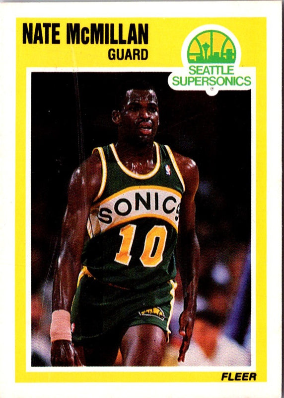 1989 Fleer Nate McMillan #150