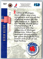 1993 Upper Deck Kevin Hilton #567 Rookie