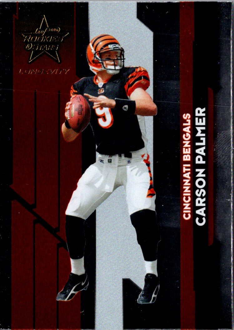 2006 Leaf Rookies & Stars Longevity Carson Palmer