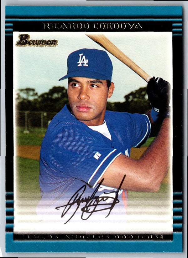 2002 Bowman Ricardo Cordova #216 Rookie