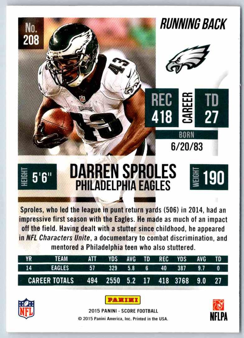 2014 Contenders Darren Sproles