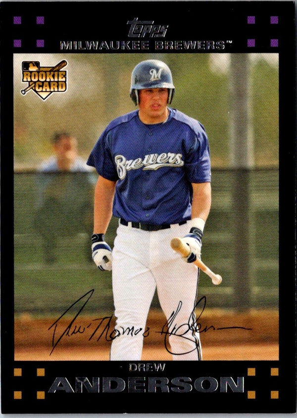 2007 Topps Drew Anderson #283 Rookie