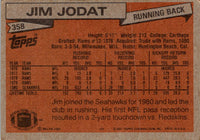 1981 Topps Jim Jodat #358 Rookie