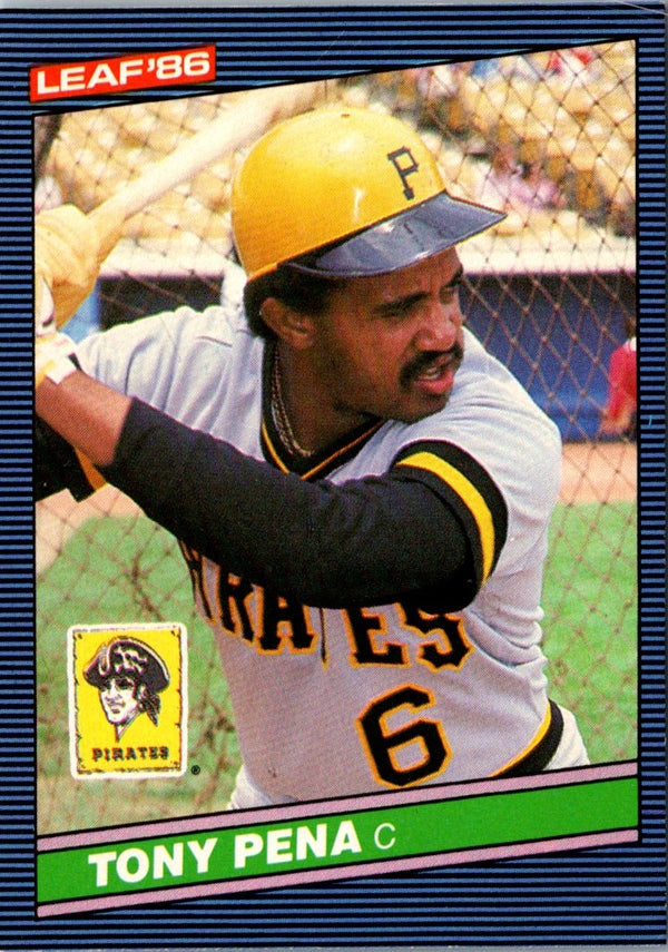 1986 Leaf Tony Pena #58