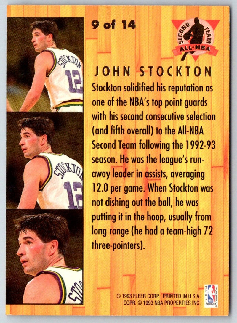 1993 Ultra All-NBA Team John Stockton