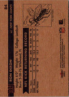 2001 Fleer Tradition Ron Dixon #84