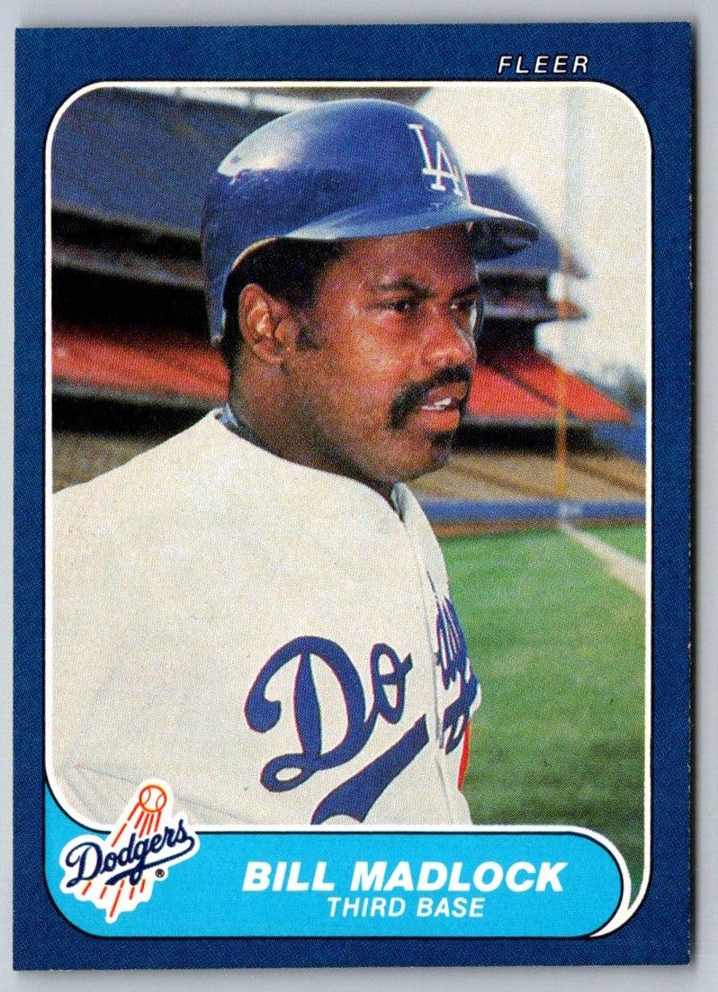 1986 Fleer Bill Madlock