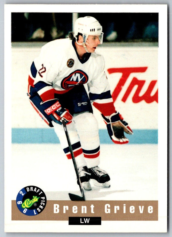 1992 Classic Draft Picks Brent Grieve #100