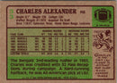 1984 Topps Charles Alexander