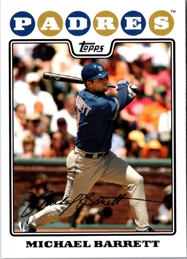 2008 Topps Michael Barrett #213