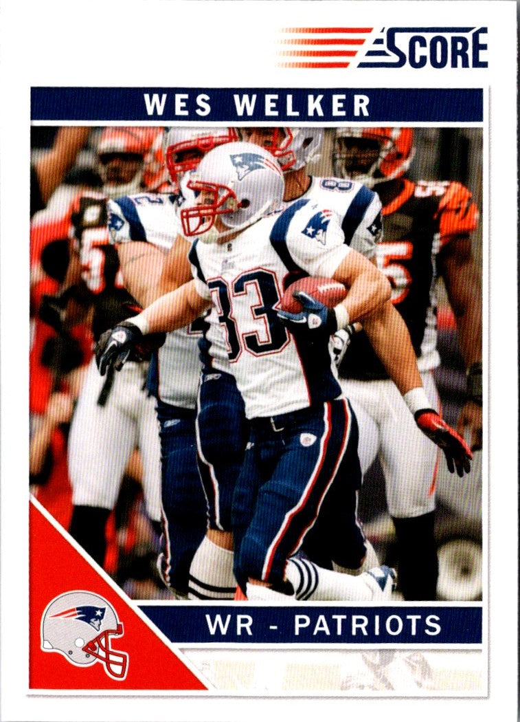 2011 Score Wes Welker
