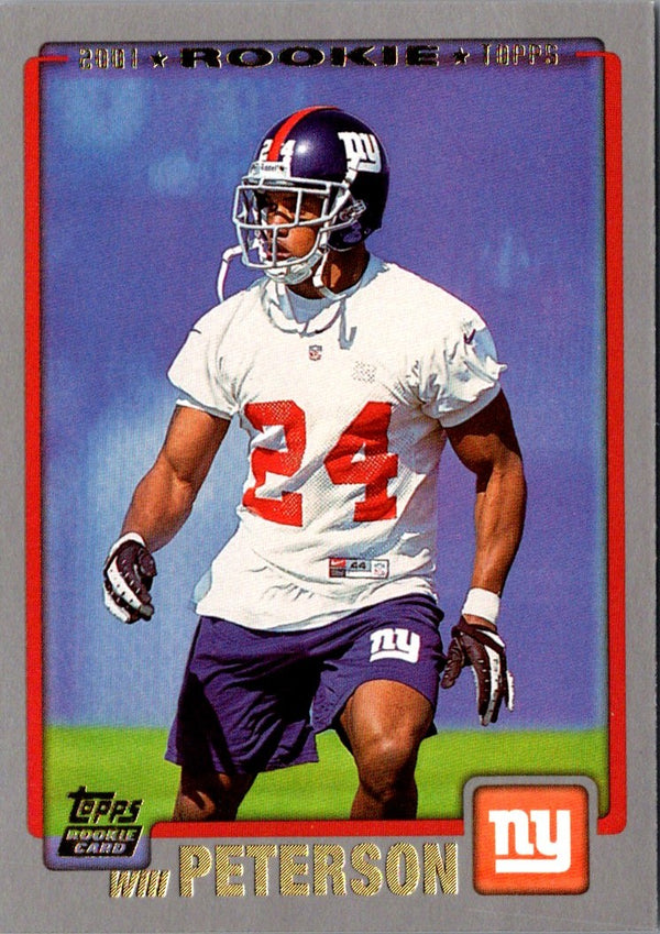 2001 Topps Will Peterson #346 Rookie