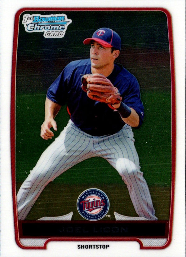 2012 Bowman Draft Picks & Prospects Chrome Joel Licon #BDPP145